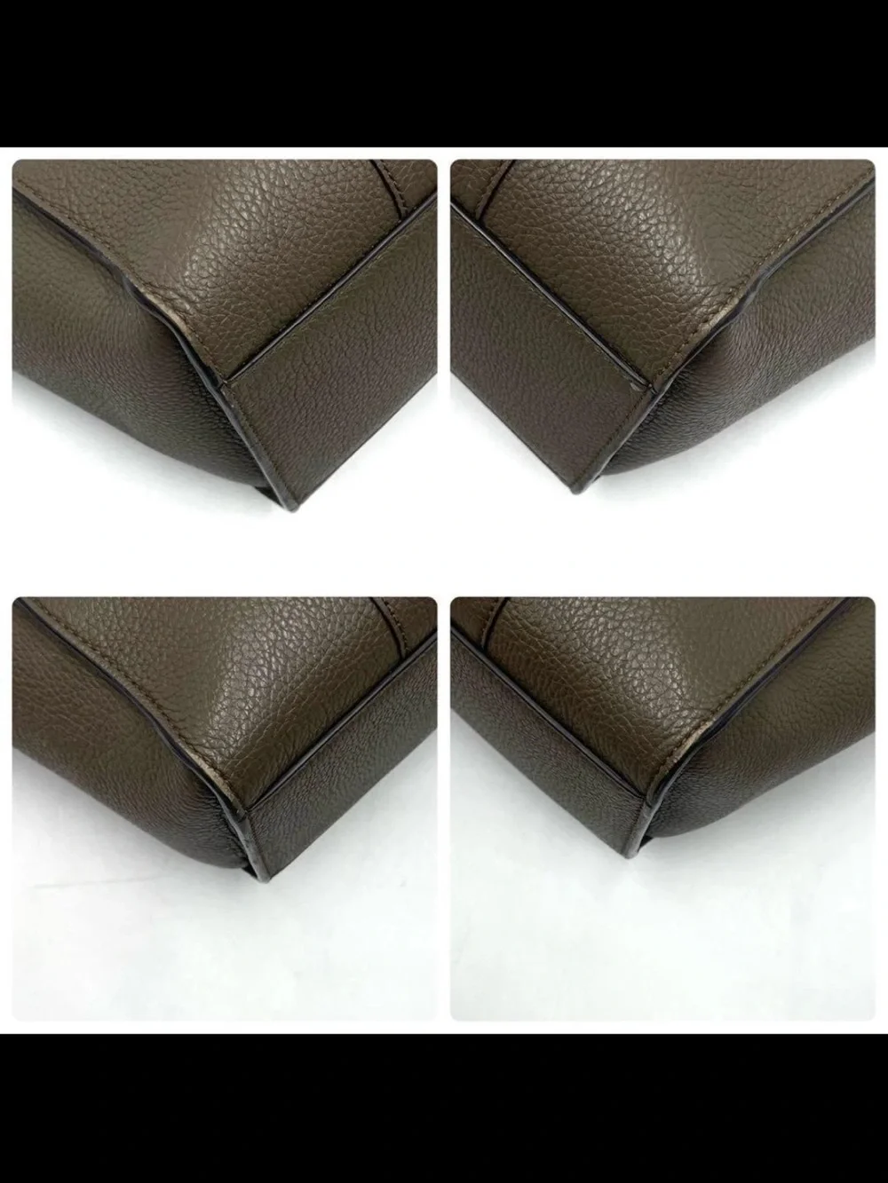 Mulberry Textured Leather Satchel in Taupe Brown with Gold Hardware